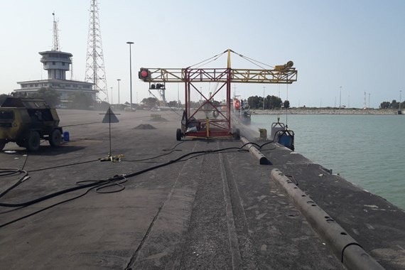 Maintenance and servicing of Berths 10 to 13 and 15 at Amirabad Port