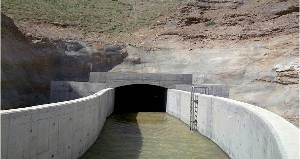 Supply of water resources for the Khodafarin network via the main canal