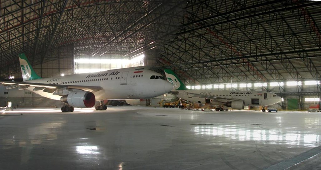 Construction of wide-body aircraft hangars for Mahan Airlines and additional buildings at Imam Khomeini International Airport