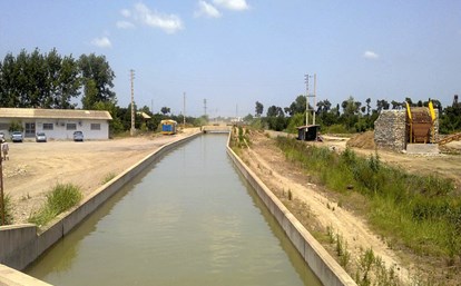 Construction of 8.9 kilometers of main irrigation canal and completion operations of the Alborz Canal