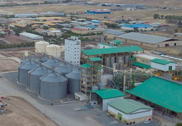 نمایی از کارخانه تولید بایواتانول سوختی کرمانشاه